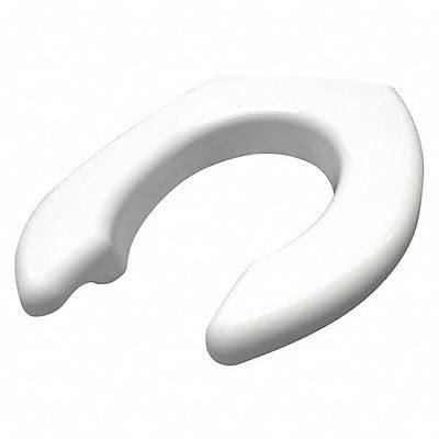 Toilet Seat, Round or Elongated, 17-5/32' Open Front