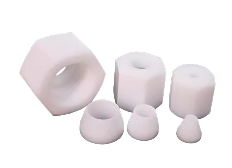 100PCS ϕ1/16(1.587) PTFE (Polytetrafluoroethylene) Teflon Plastic Metric Ferrule (Corrosion Resistant Electrical Insulation)