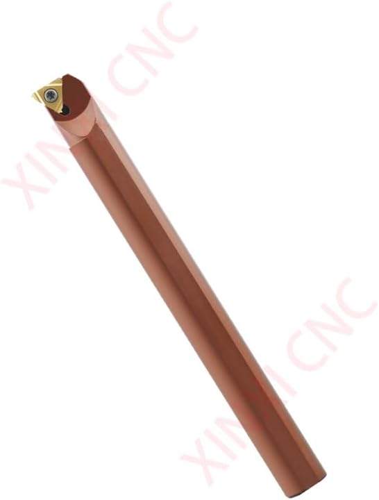 1pc DNR0020R16 CNC Internal Thread Turning Tool Holder Anti-Vibration Small Bore Spring Steel Boring Bar for Metalworking Lathe(Dnr0025s22)