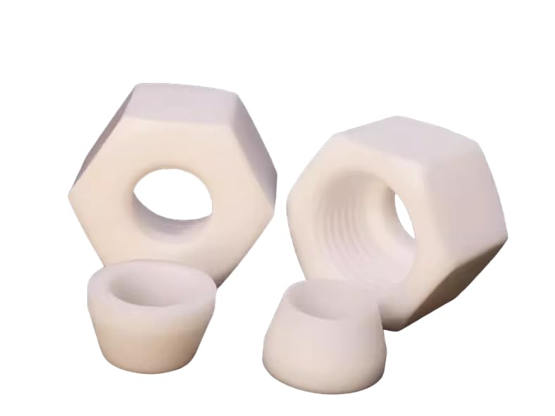 100PCS ϕ1/16(1.587) PTFE (Polytetrafluoroethylene) Teflon Plastic Metric Ferrule (Corrosion Resistant Electrical Insulation)