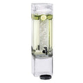Cal-Mil 5-Gallon Square Glass Beverage Dispenser – Clear BPA-Free Drink Container with Spigot & Stand, Durable High-Capacity Server for Restaurants, Catering & Events – Water, Tea, Juice | 1112-5A