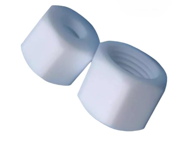 100PCS ϕ1/16(1.587) PTFE (Polytetrafluoroethylene) Teflon Plastic Metric Ferrule (Corrosion Resistant Electrical Insulation)