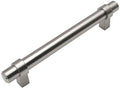 20 Pack - Cosmas 161-4SN Satin Nickel Contemporary Bar Cabinet Handle Pull - 4' Inch Hole Centers