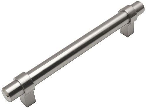 20 Pack - Cosmas 161-4SN Satin Nickel Contemporary Bar Cabinet Handle Pull - 4' Inch Hole Centers