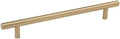 Champagne Bronze | Dash Knob and Drawer Pulls - Mid-Century Handle Pull Furniture Door T Bar Knobs and Pull Handles (8-13/16' Pull)