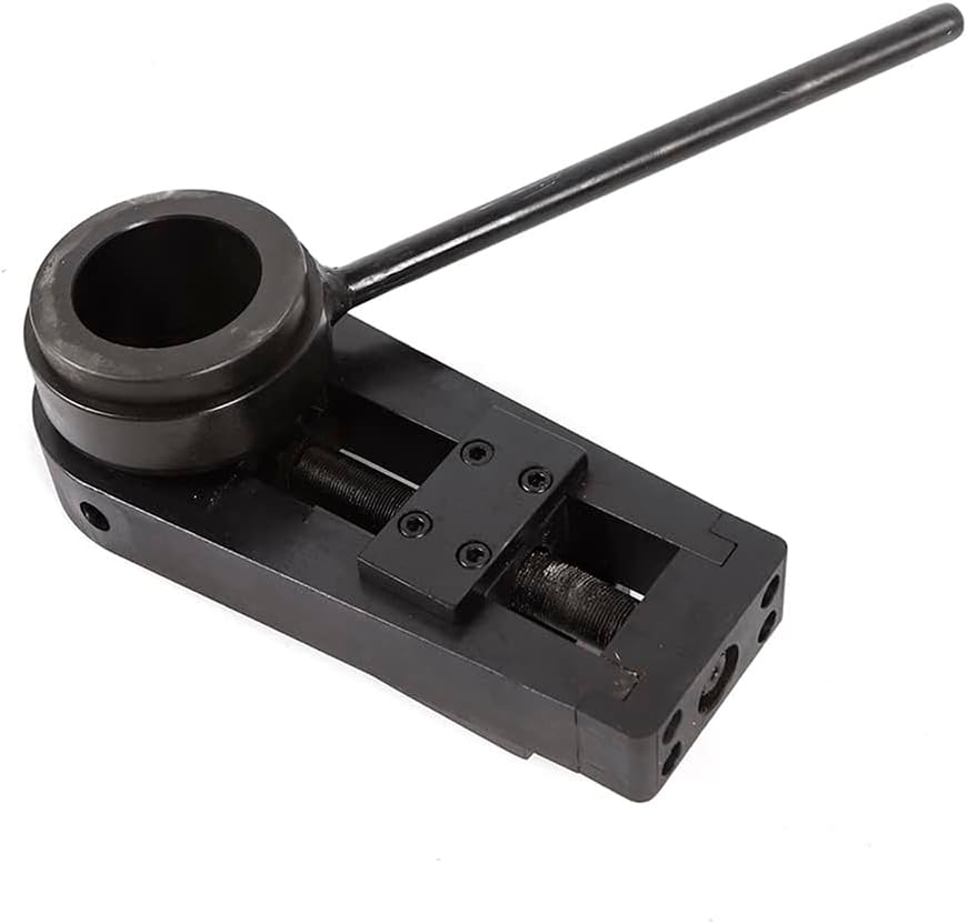 Boring Cylinder Machine Accessory, 50mm Boring Facing Head Automatic Feed End Milling Functional Part for Portable Line Boring Machine Bar Accessories Tool Black,1