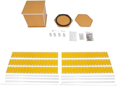 360° Rotating Eyewear Organizer with Wheels - Modern Glasses Storage Display for 102 Pairs, Commercial Sunglasses Cabinet, Stylish Yellow Design
