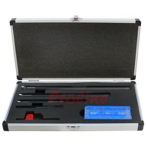 5/16''-5/8'' 4 PC SCLCR Indexable Boring Bar Set Lathe Tooling CCMT Inserts