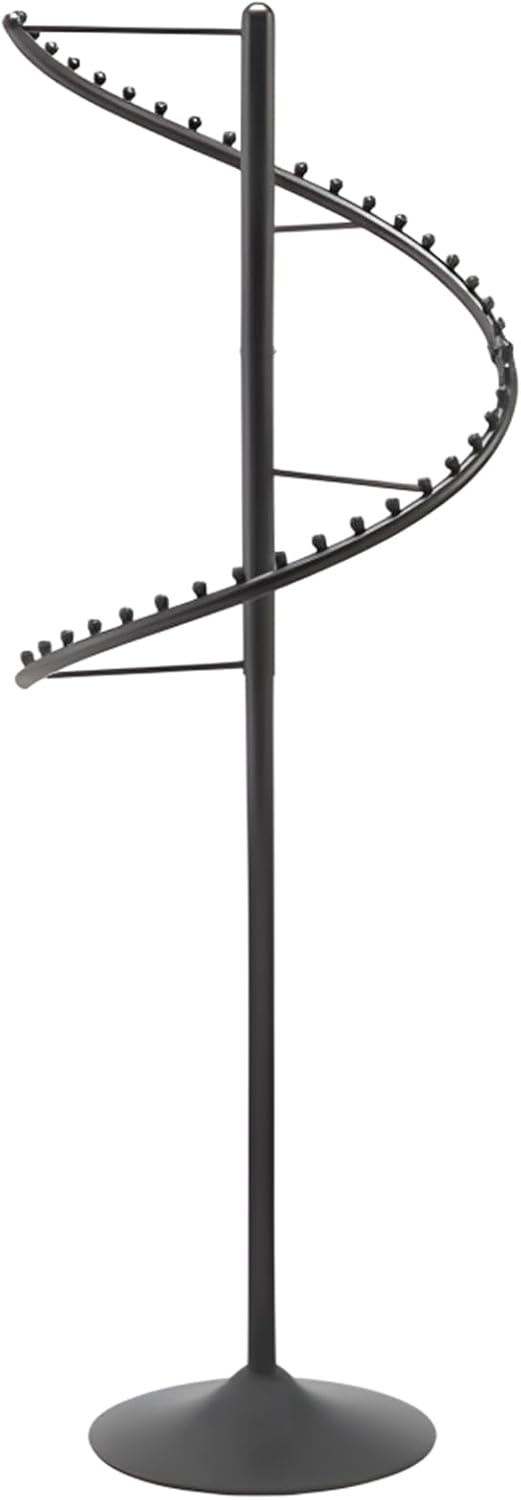 71 Inch Spiral Clothing Racks,Spiral Rotating Clothing Rack,Modern Metal Clothes Garment Display Racks for Storage,Freestanding Retail Clothe Hanger for Bedrooms, Living Rooms, Stores