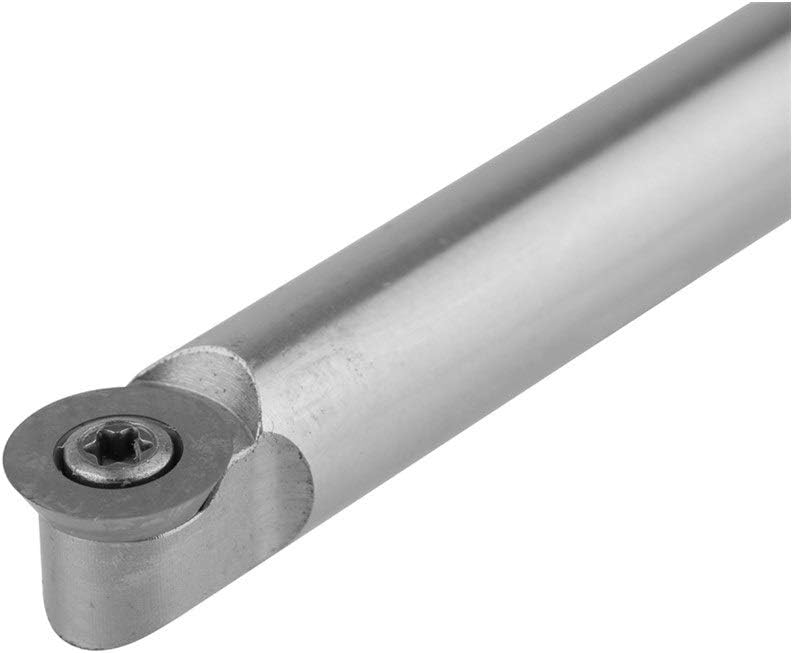 Boring Bar Lathe Tool Multifunctional Solid Carbide Insert Cutter Round Shank Woodworking Tool Alloy Handle Turning Tools Turning tool CNC Tools (Shank Diameter : One Set Of Turning Tool)