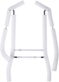 Adjustable Metal Body Shape Clothing Display Hanger,Mannequin Form Invisible Hangers with Waist and Arms,Clothing Shooting Invisible Garment Racks,Body Shape Display Stand,Adults