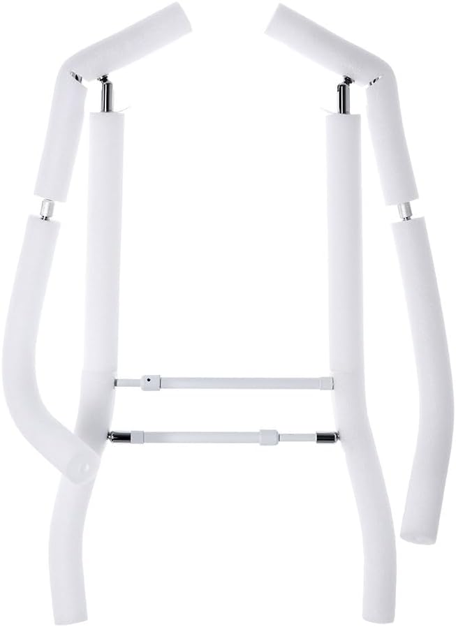 Adjustable Metal Body Shape Clothing Display Hanger,Mannequin Form Invisible Hangers with Waist and Arms,Clothing Shooting Invisible Garment Racks,Body Shape Display Stand,Adults