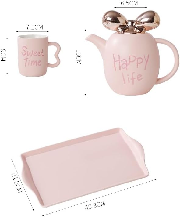 Beverage Serveware Ceramic water set tea set living room water cup coffee cup home cup set new elegant tea set Water Carafe(Blue)