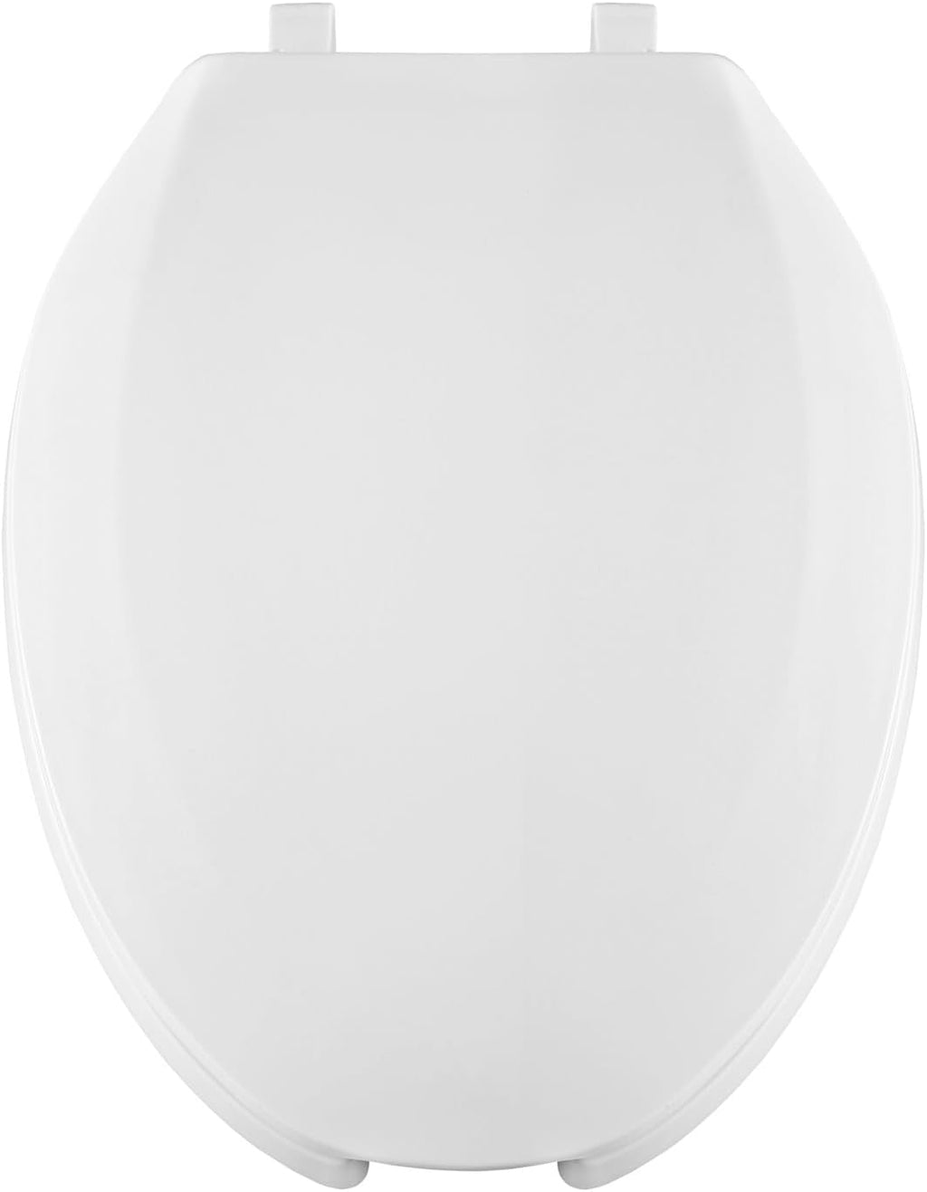 Centoco 2 inch Raised Toilet Seat for Seniors, Elongated, Open Front with Cover, Plastic, Made in the USA, HL820STS-001, White