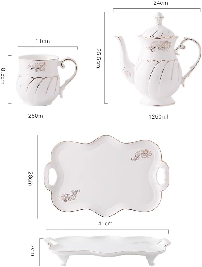 Beverage Serveware Living room water cup set family coffee cup tea set teacup set household cup set Water Carafe