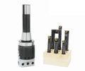 R8 (M12) -2 inch Set, (R8-2 inch Boring Head +6pcs Machine clamp Tool bar (with Blade))