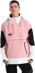 SEARIPE Womens Ski Jacket Mens Snow Jacket Waterproof Winter Snow Coat Couples Pullover Snowboard Hooded