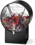 5 gal Acrylic Beverage Dispenser Lucid Barrel, Black