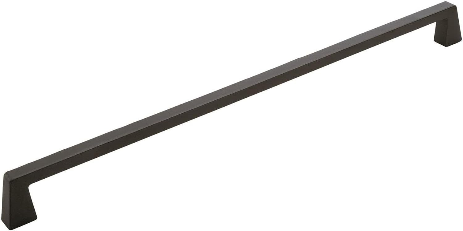 Amerock | Appliance Pull | Black Bronze | 18 inch (457 mm) Center to Center | Blackrock | 1 Pack | Drawer Pull | Drawer Handle | Cabinet Hardware