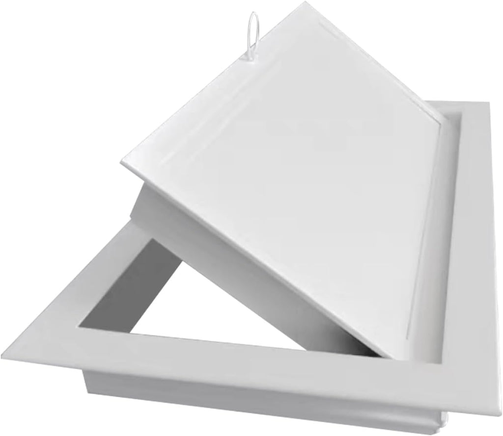 Large Size Access Doors - Aluminum Access Panel for Drywall Fuse Box Cover Cabinet - White - Bathroom Services Access Hole - Inspection Hatch(24x28in/61x71cm)