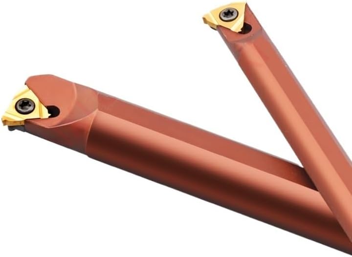 1pc DNR0020R16 CNC Internal Thread Turning Tool Holder Anti-Vibration Small Bore Spring Steel Boring Bar for Metalworking Lathe(Dnr0025s22)