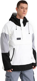 SEARIPE Womens Ski Jacket Mens Snow Jacket Waterproof Winter Snow Coat Couples Pullover Snowboard Hooded