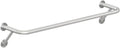 Stainless Steel Wall Mounted Clothes Rail 160cm Space Saving Garment Hanging Rack for Retail Store Display Silver Pipe Clothing Rack (120cm