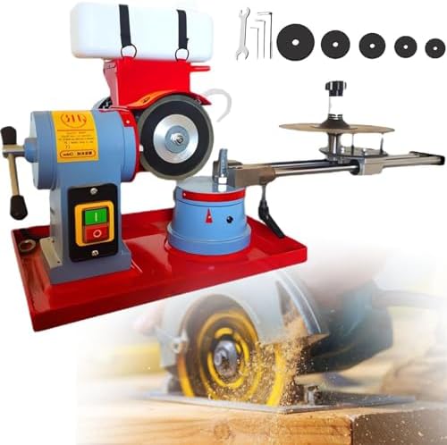 550W Electric Circular Saw Blade Sharpener, Multi-Tool Blade Sharpening Machine - Durable, Efficient & Easy to Use, Compatible with Various Saw Blades for Precision Cutting