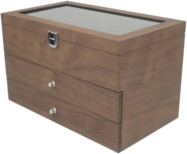Glasses Stand 18 Grids Sunglasses Organizer Box Wooden 3 Layer Glasses Storage Box Jewelry Sunglasses Eyewear Display Case Box Eyewear Display Stand