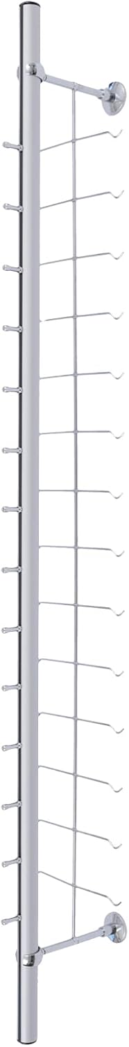 10 Pcs/Set Glasses Rack Eyeglass Frame Stand 4ft Hold 14 Frames Sunglasses Holder Organizer Storage Eyewear Glasses Display Stand Column Decorative Display Rod