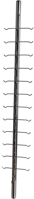 10 Pcs/Set Glasses Rack Eyeglass Frame Stand 3.6ft Hold 12 Frames Sunglasses Holder Organizer Storage Eyewear Glasses Display Stand Column Decorative Display Rod with Lock