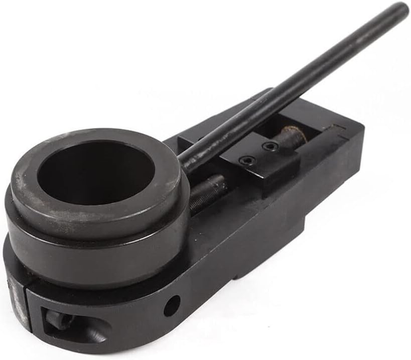 Boring Cylinder Machine Accessory, 50mm Boring Facing Head Automatic Feed End Milling Functional Part for Portable Line Boring Machine Bar Accessories Tool Black,1