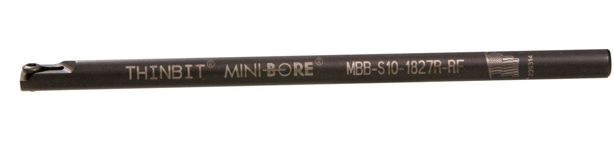 THINBIT MBBS101827R 3/16 inch Diameter, Steel, TD Style, Right Hand Boring bar for 0.270' Diameter and Larger bores.