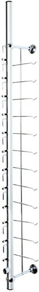 LOYALHEARTDY 8 Pcs/Set Eyeglass Dispaly Rod Sunglasses Rack Organizer Aluminium Glasses Display Stand Holder with Lock for Optical Shop Glasses Mall (8Pcs 43.3 12 Frames with Lock)