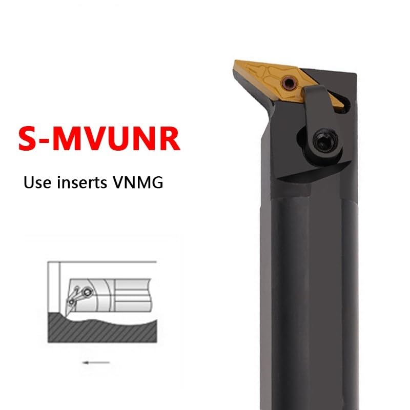 1pc MVUNR S20R-MVUNR16 S25S-MVUNR16 S32T-MVUNR16 Turning Tool Holder MVUNR16 MVUNL CNC Internal Lathe Metal Cutter Boring Bar(S32T-MVUNR16 R)