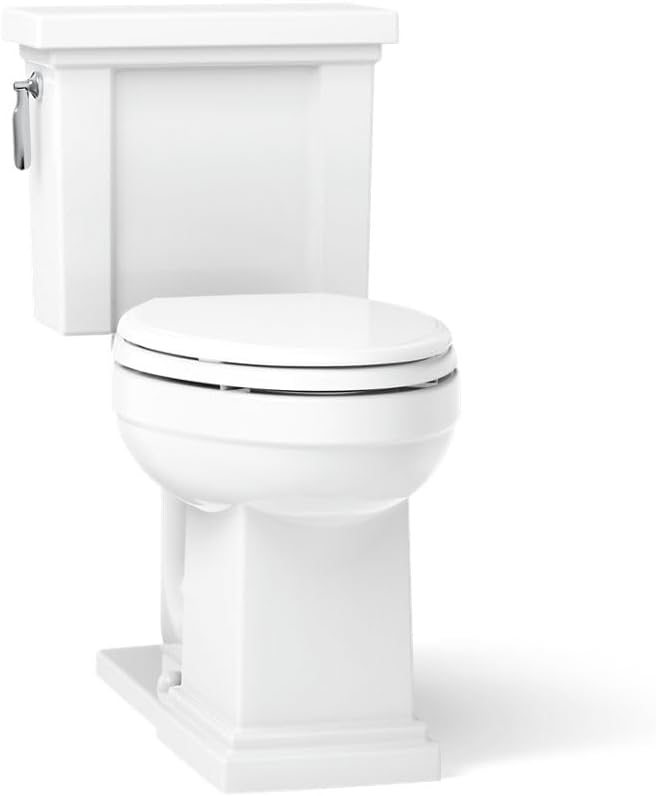 Kohler, K3950-0, Two-piece elongated toilet, 1.28 gpf, White