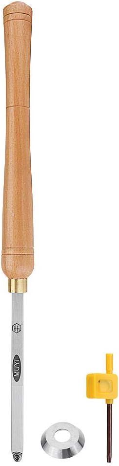 Lathe Wood Turning Tool Carbide Insert Cutter Tools Square Shank with Wood Handle Woodworking Tool