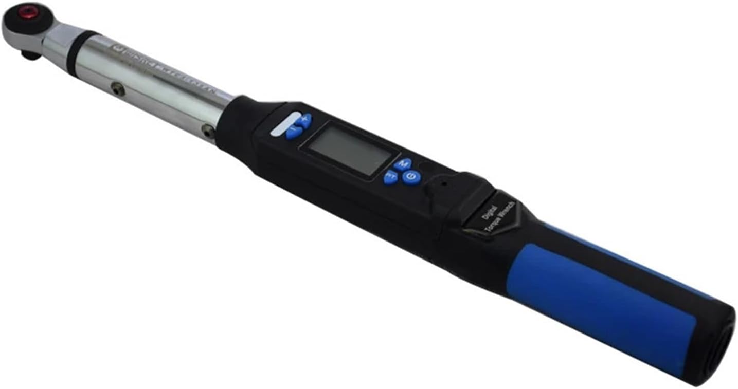 Digital Torque Wrench Adjustable Electronic Digital Torque Wrench Interchangeable 1.5-340nm Insert Toos Open Ring Ratchet Head 1/4 1/2 Torque Wrench(WTC3-135AN)