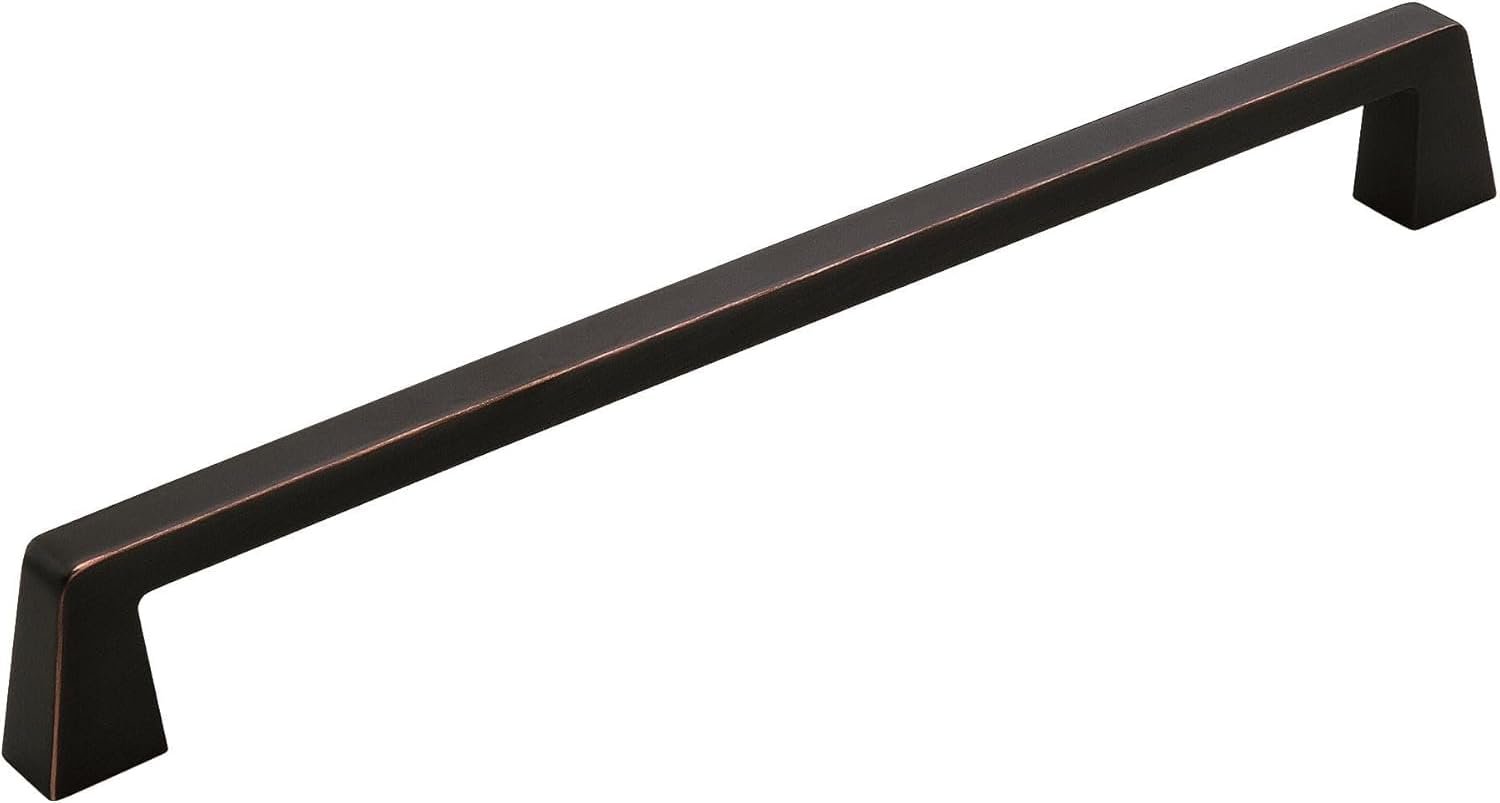 Amerock | Appliance Pull | Oil Rubbed Bronze | 12 inch (305 mm) Center-to-Center | Blackrock | 1 Pack | Drawer Pull | Drawer Handle | Cabinet Hardware