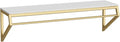 Modern Simple Men's and Women's Clothing Store Heavy Duty Metal Display Shelf,Wall-Mounted Garment Rack with Wood,Clothes Rail,Bathroom Hanging Towel Rack (Gold Square Tube, B-47.2' L)