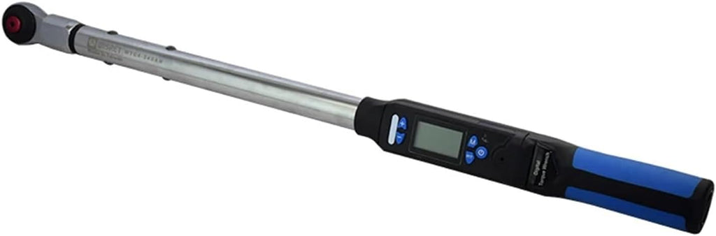 Digital Torque Wrench Adjustable Electronic Digital Torque Wrench Interchangeable 1.5-340nm Insert Toos Open Ring Ratchet Head 1/4 1/2 Torque Wrench(WTC4-340AN)