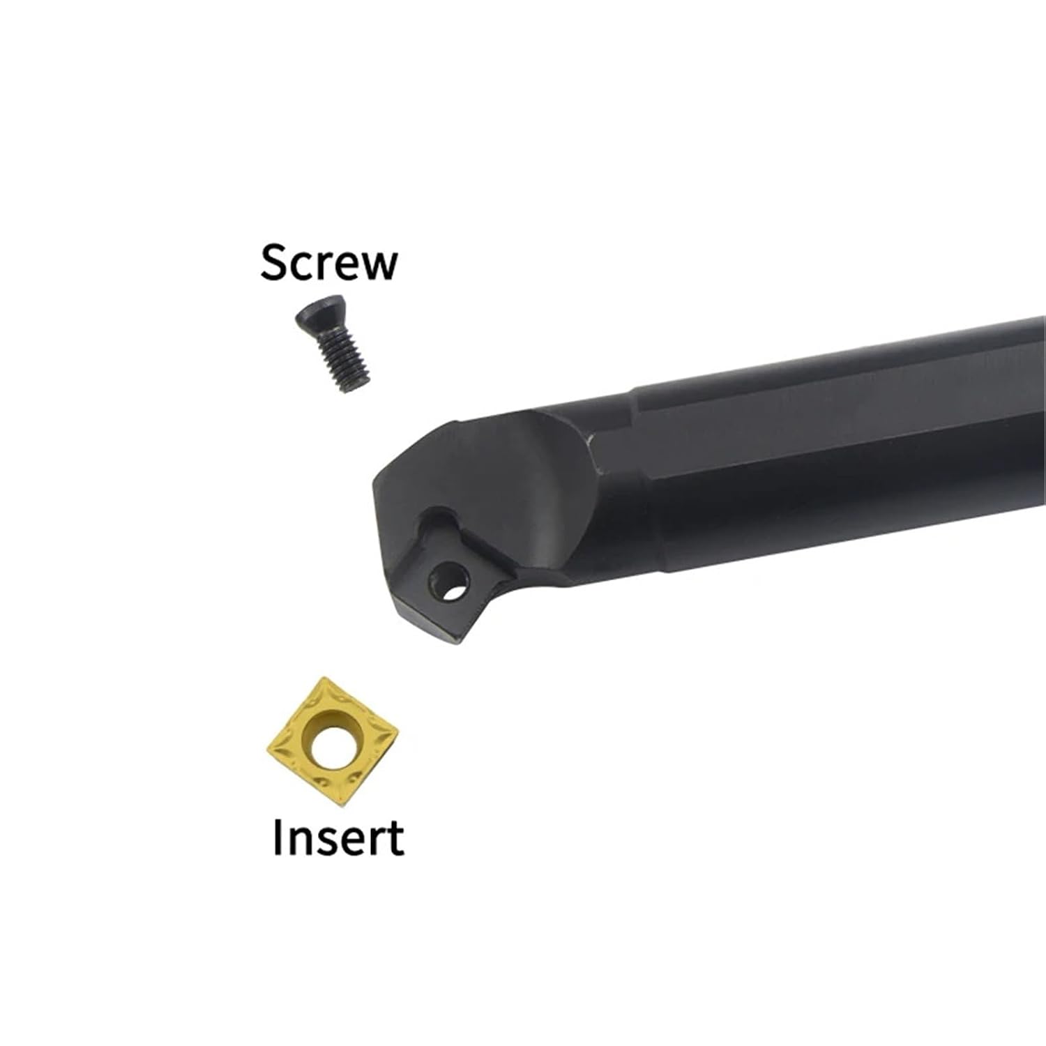 1pc SSSCR/L Lathe Turning Tools S12M-SSSCR09 S25S-SSSCL09 CNC Internal Tool Holder Metal Boring Bar SCMT/SCGT09 Carbide Inserts(SCMT09T304-TM YZ6020,S25S-SSSCL09)