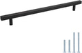 Peaha 10 Cabinet Pulls Black Kitchen Cupboard Handles - PHJ22BK256 Black Drawer Pulls T-Pull Cabinet Hardware Pulls Handles for Kitchen Cabinets Door Handle