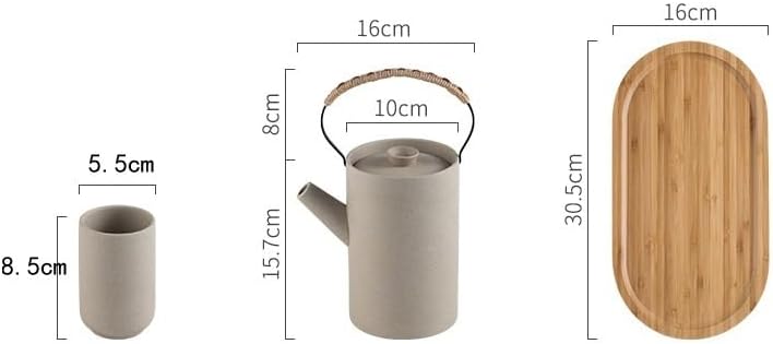 Beverage Serveware Creative ceramic water set household water cup kettle cup set living room home cup tea set tea cup tray Water Carafe