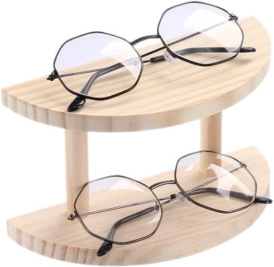 Eyewear Frames Sunglasses Rack Wooden Glasses Display Stand Holder Organizer Wood Sunglasses Stand Glasses Display Jewelry Holder Sunglasses Eyewear