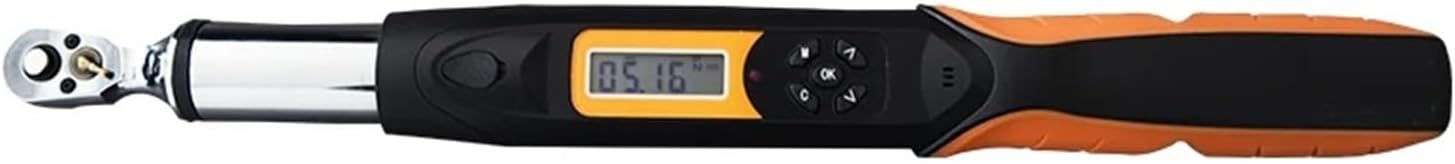 Digital Torque Wrench, AWG2-030R 1/4 Inch Digital Torque Wrench 30Nm Bidirectional Ratchet Head 36 Teeth ±2% Electronic Torque Tool,Electronic