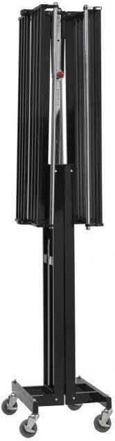 VERSARE Portable Folding Coat Rack – Hanging Garment Storage, Locking Caster Wheels, Lightweight Rolling Wardrobe Organizer