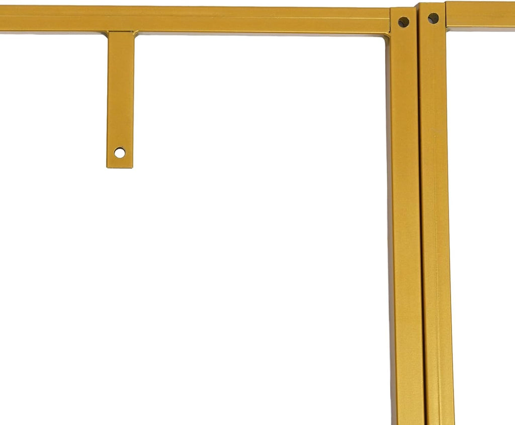 Gold Clothes Rack Heavy Duty Metal Clothing Racks Freestanding Wardrobe Garment Hanger for Hanging Clothes Bedroom Closet Clothes Retail Display Clothing Store
