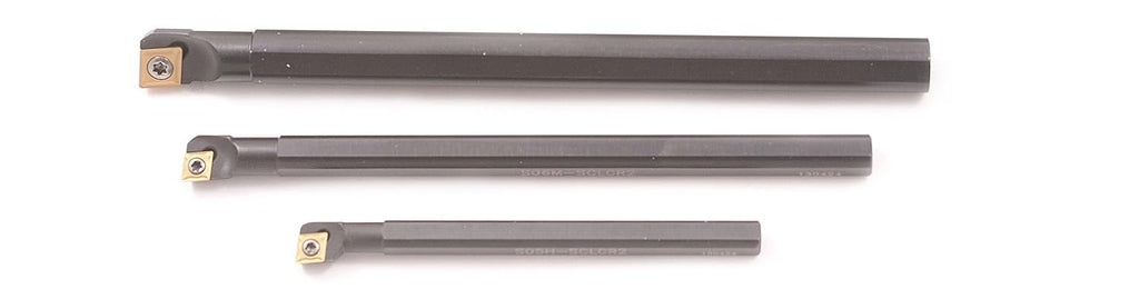 HHIP 1001-0020 3 Piece (5/16-3/8 & 1/2 Inch) SCLCR Indexable Boring Bar Set