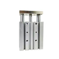 MGPM25 Thin Cylinder with Rod Bore 25mm Three Axis Three Bar Stroke 25mm 50mm Double Pneumatic Cylinder(Stroke 175mm)